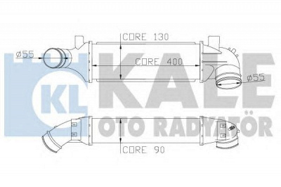 KALE OTO RADYATOR 346600 -  Интеркулер
